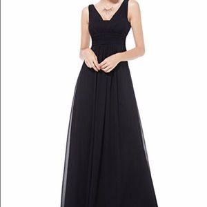 Black formal dress